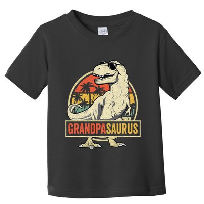 Grandpasaurus T Rex Dinosaur Grandpa Saurus Family Matching Toddler T-Shirt