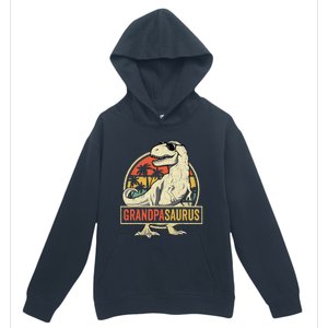 Grandpasaurus T Rex Dinosaur Grandpa Saurus Family Matching Urban Pullover Hoodie