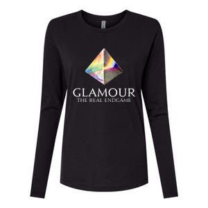 Glamour The Real Endgame For A Fantasy Mmorpg Womens Cotton Relaxed Long Sleeve T-Shirt