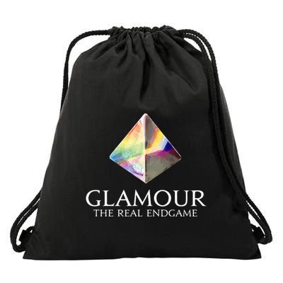 Glamour The Real Endgame For A Fantasy Mmorpg Drawstring Bag
