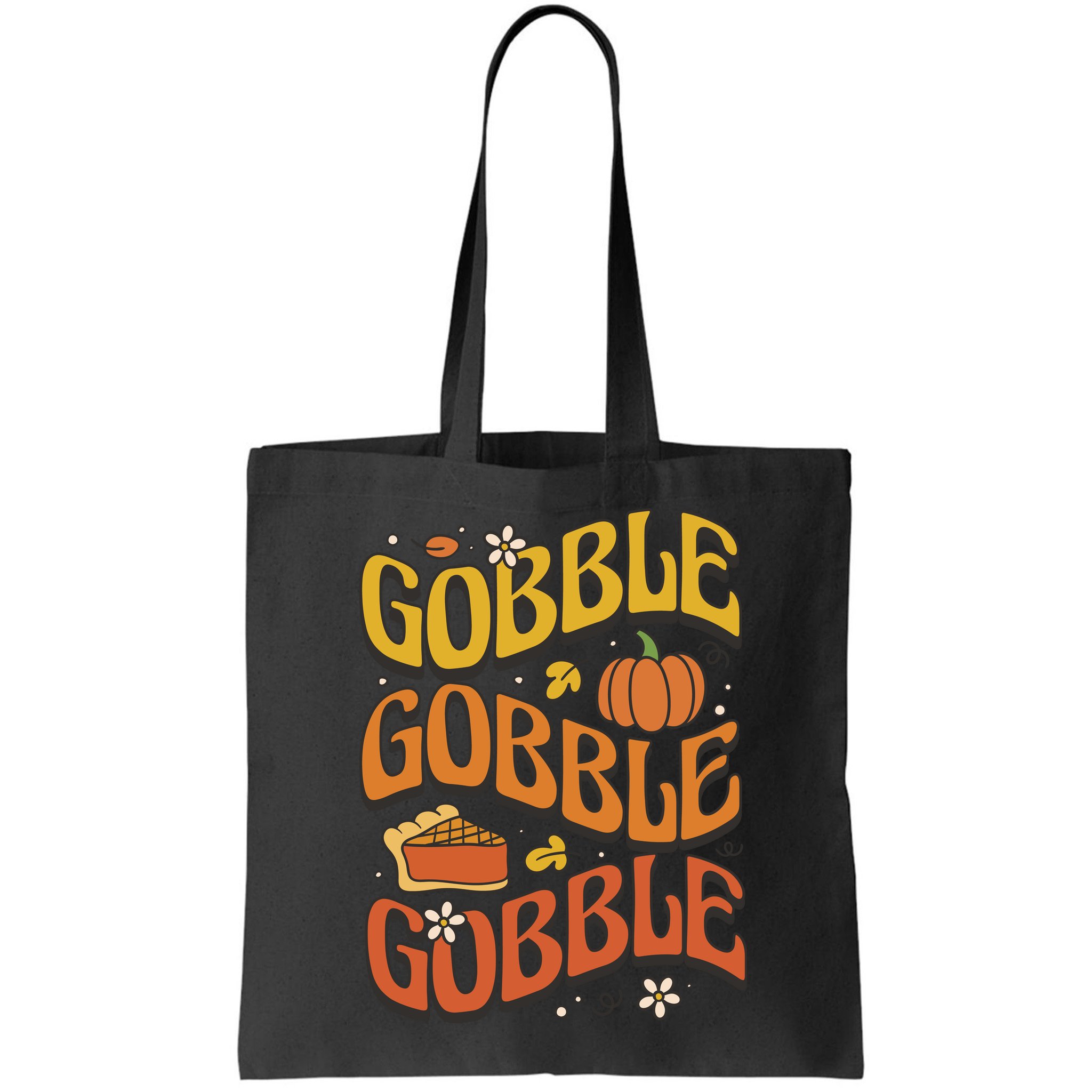 Gobble Turkey Retro Thanksgiving Fall Bag