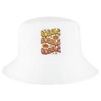 Gobble Turkey Retro Thanksgiving Fall Cool Comfort Performance Bucket Hat