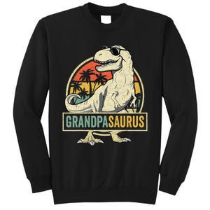 Grandpasaurus T Rex Dinosaur Grandpa Saurus Family Matching Sweatshirt