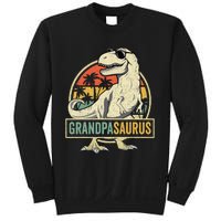 Grandpasaurus T Rex Dinosaur Grandpa Saurus Family Matching Sweatshirt