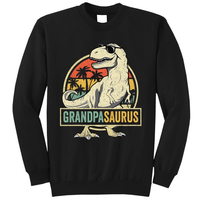 Grandpasaurus T Rex Dinosaur Grandpa Saurus Family Matching Sweatshirt