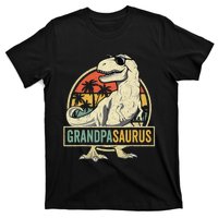 Grandpasaurus T Rex Dinosaur Grandpa Saurus Family Matching T-Shirt