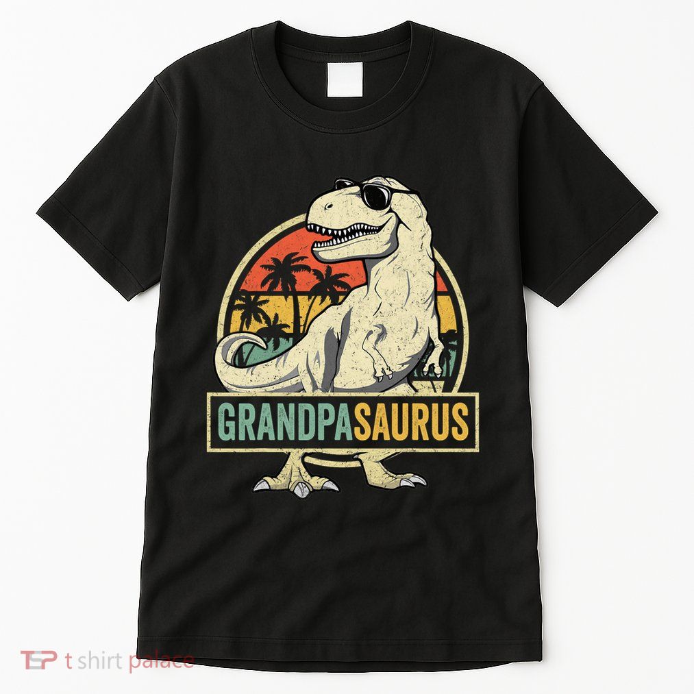 Grandpasaurus T Rex Dinosaur Grandpa Saurus Family Matching Tall T-Shirt