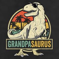 Grandpasaurus T Rex Dinosaur Grandpa Saurus Family Matching Beanie