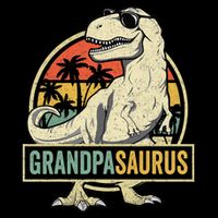 Grandpasaurus T Rex Dinosaur Grandpa Saurus Family Matching Magnet