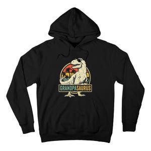 Grandpasaurus T Rex Dinosaur Grandpa Saurus Family Matching Tall Hoodie