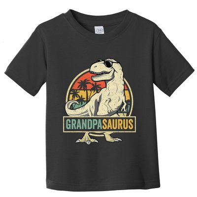 Grandpasaurus T Rex Dinosaur Grandpa Saurus Family Matching Toddler T-Shirt