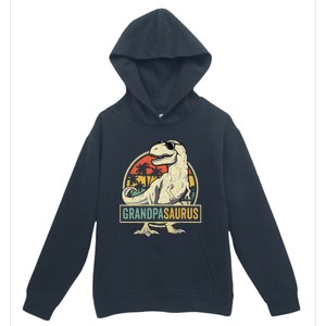 Grandpasaurus T Rex Dinosaur Grandpa Saurus Family Matching Urban Pullover Hoodie