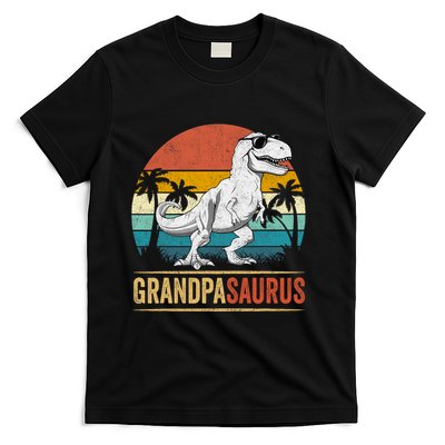 Grandpasaurus T Rex Dinosaur Grandpa Saurus Family Matching T-Shirt