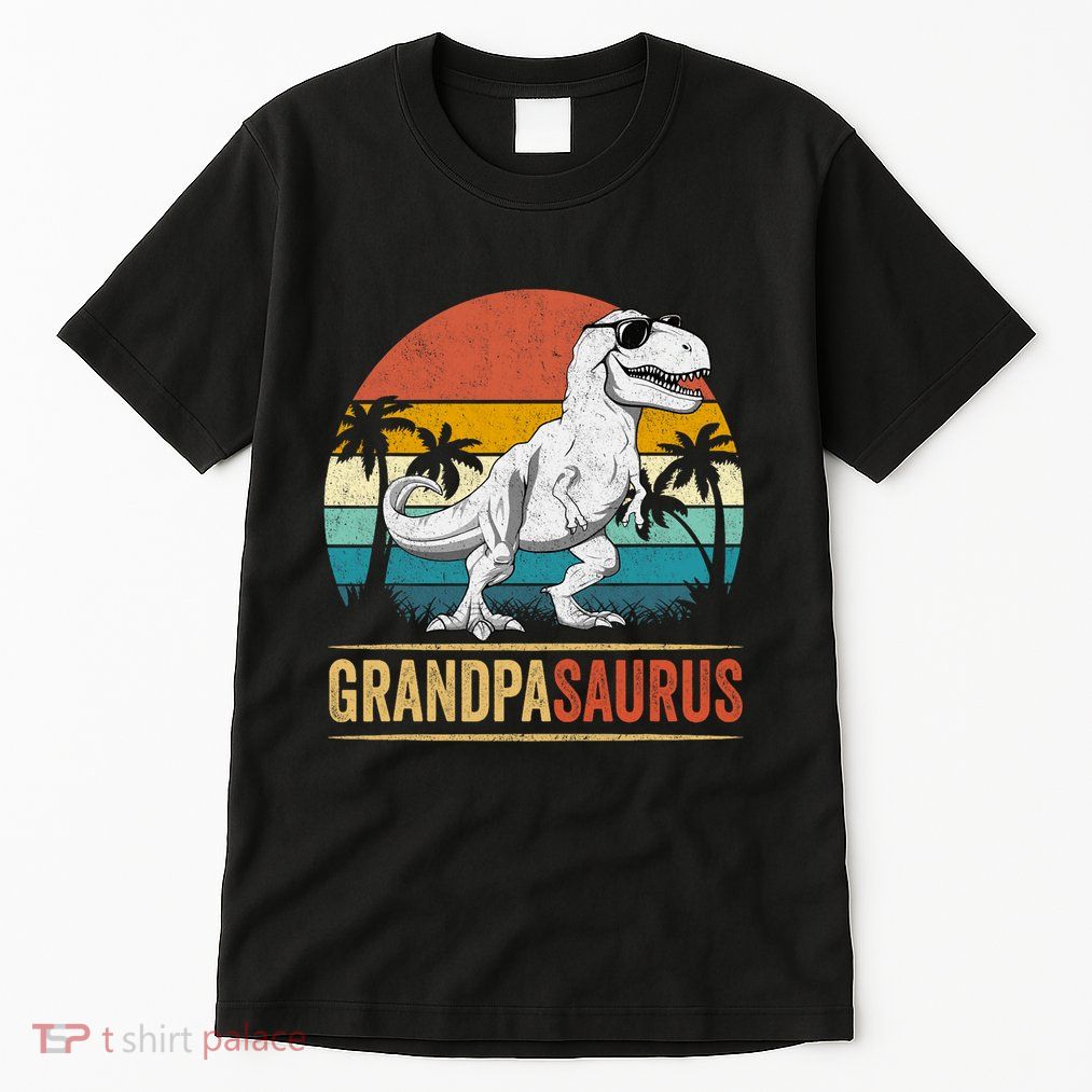 Grandpasaurus T Rex Dinosaur Grandpa Saurus Family Matching Tall T-Shirt