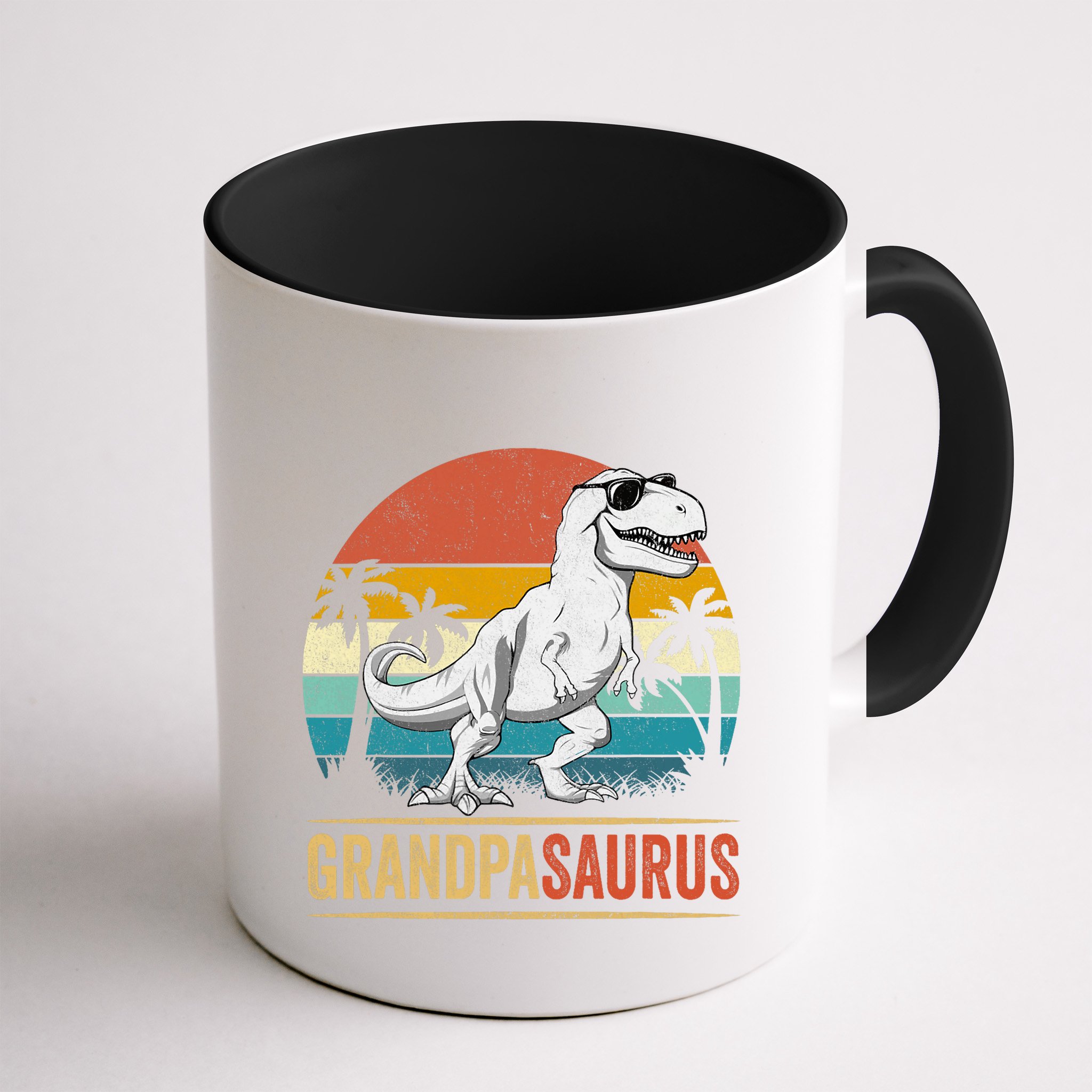 Grandpasaurus T Rex Dinosaur Grandpa Saurus Family Matching Mug