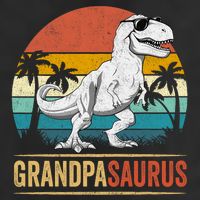 Grandpasaurus T Rex Dinosaur Grandpa Saurus Family Matching Large Microfiber Waffle Golf Towel