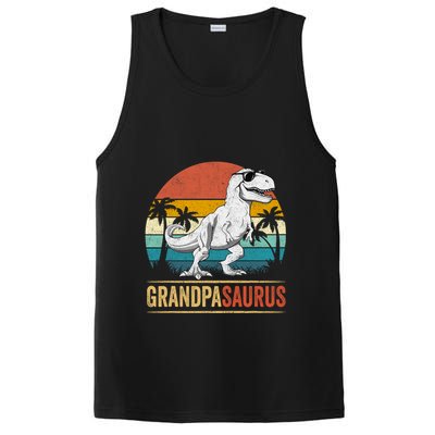 Grandpasaurus T Rex Dinosaur Grandpa Saurus Family Matching PosiCharge Competitor Tank