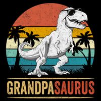 Grandpasaurus T Rex Dinosaur Grandpa Saurus Family Matching Wool Snapback Cap