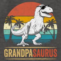 Grandpasaurus T Rex Dinosaur Grandpa Saurus Family Matching Vector Backpack