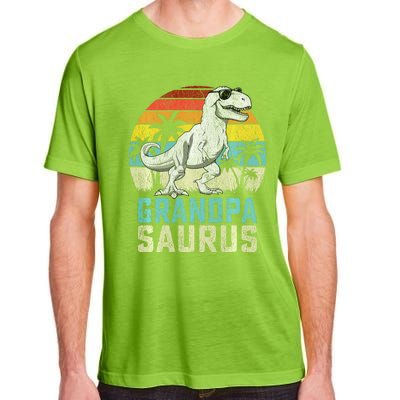 Grandpasaurus T Rex Dinosaur Grandpa Saurus FatherS Family Sweat Adult ChromaSoft Performance T-Shirt