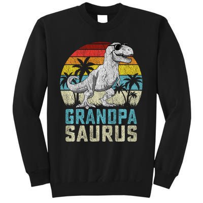 Grandpasaurus T Rex Dinosaur Grandpa Saurus FatherS Family Sweat Sweatshirt