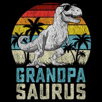Grandpasaurus T Rex Dinosaur Grandpa Saurus FatherS Family Sweat 16 in Basic Backpack