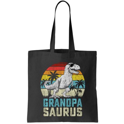 Grandpasaurus T Rex Dinosaur Grandpa Saurus FatherS Family Sweat Bag