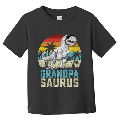 Grandpasaurus T Rex Dinosaur Grandpa Saurus FatherS Family Sweat Toddler T-Shirt