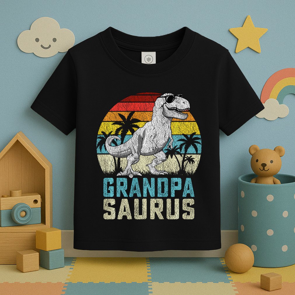 Grandpasaurus T Rex Dinosaur Grandpa Saurus FatherS Family Sweat Toddler T-Shirt