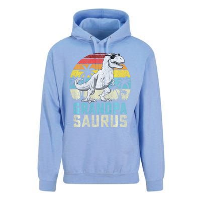 Grandpasaurus T Rex Dinosaur Grandpa Saurus FatherS Family Sweat Unisex Surf Hoodie