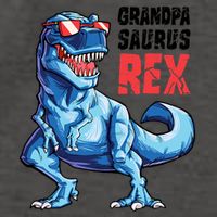 Grandpasaurus T Rex Dinosaur Grandpa Saurus FatherS Family Vector Backpack