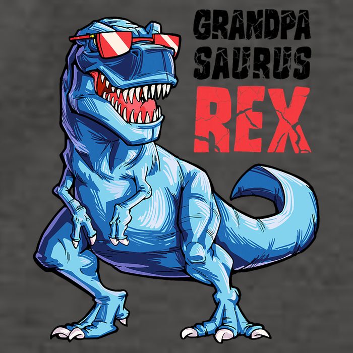 Grandpasaurus T Rex Dinosaur Grandpa Saurus FatherS Family Vector Backpack