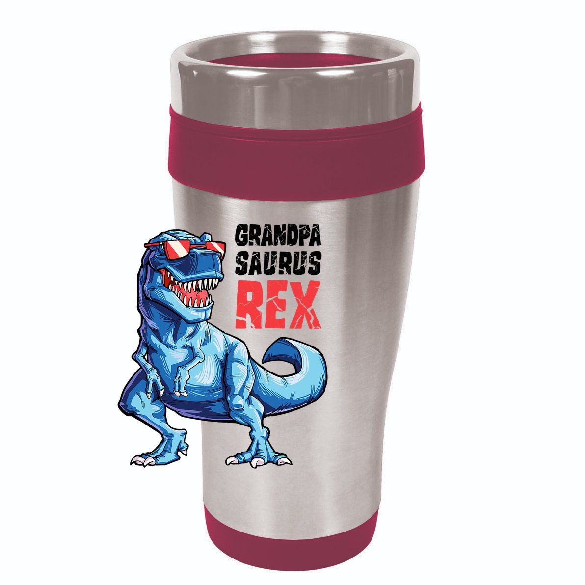 Grandpasaurus T Rex Dinosaur Grandpa Saurus FatherS Family 15oz Campfire Ceramic Mug
