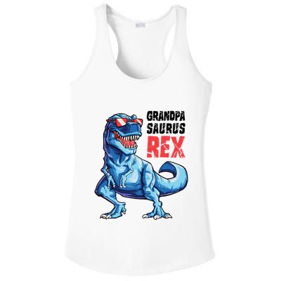 Grandpasaurus T Rex Dinosaur Grandpa Saurus FatherS Family Ladies PosiCharge Competitor Racerback Tank