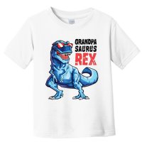 Grandpasaurus T Rex Dinosaur Grandpa Saurus FatherS Family Toddler T-Shirt