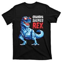 Grandpasaurus T Rex Dinosaur Grandpa Saurus FatherS Family T-Shirt