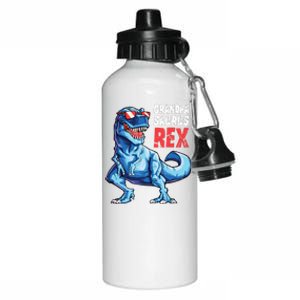 Grandpasaurus T Rex Dinosaur Grandpa Saurus FatherS Family Aluminum Water Bottle