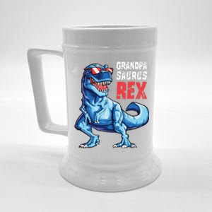 Grandpasaurus T Rex Dinosaur Grandpa Saurus FatherS Family Beer Stein