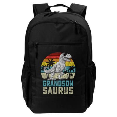 Grandsonsaurus T Rex Dinosaur Grandson Saurus Family Backpack