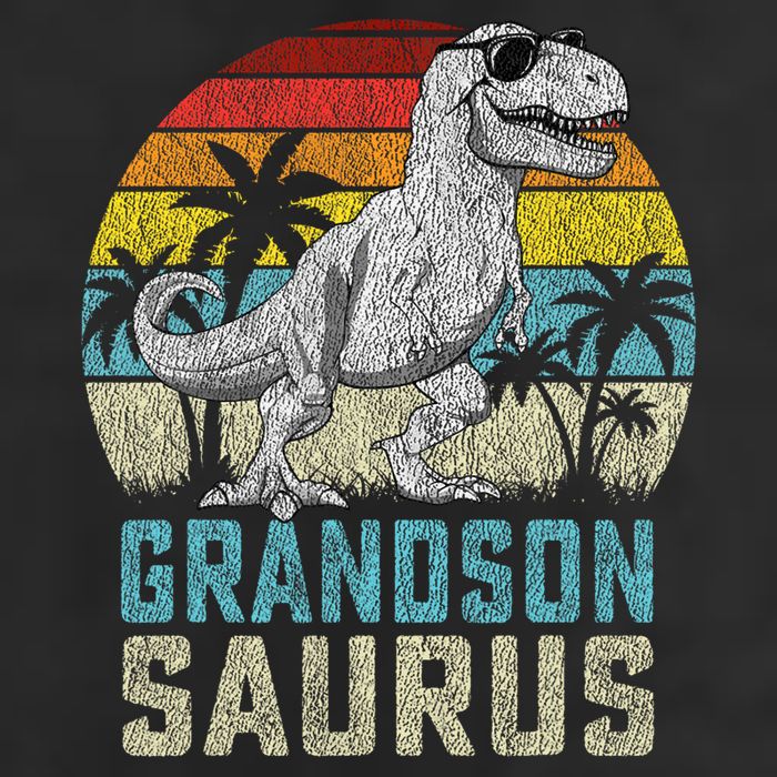 Grandsonsaurus T Rex Dinosaur Grandson Saurus Family 15oz Campfire Ceramic Mug