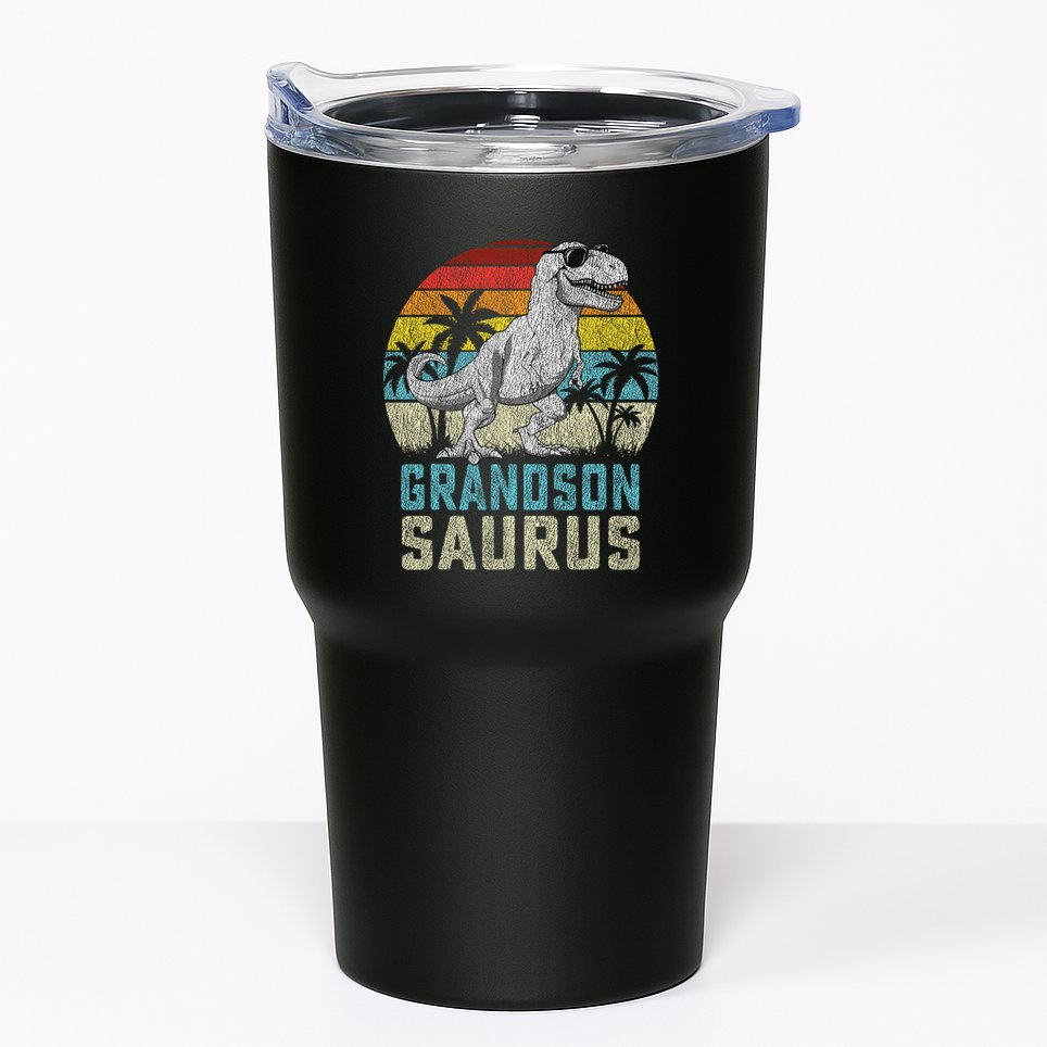 Grandsonsaurus T Rex Dinosaur Grandson Saurus Family Tumbler