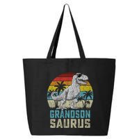 Grandsonsaurus T Rex Dinosaur Grandson Saurus Family 25L Jumbo Tote