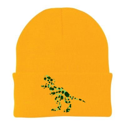 Green T Rex Polka Dot Dinosaur International Dot Day Knit Cap Winter Beanie