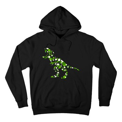 Green T Rex Polka Dot Dinosaur International Dot Day Hoodie