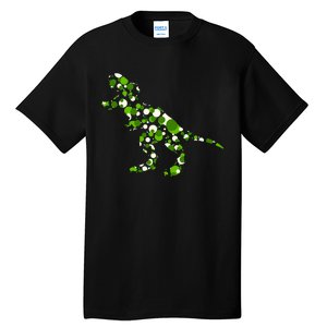 Green T Rex Polka Dot Dinosaur International Dot Day Tall T-Shirt