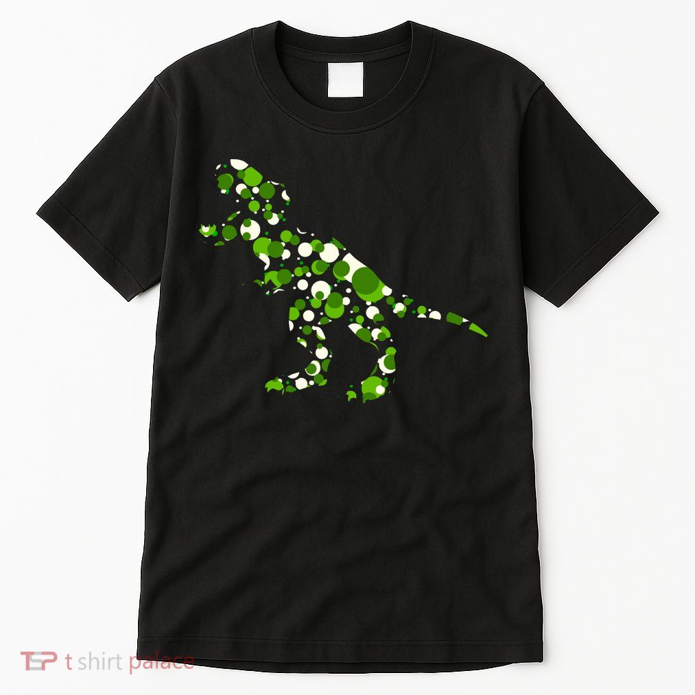Green T Rex Polka Dot Dinosaur International Dot Day Tall T-Shirt