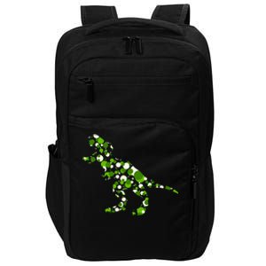 Green T Rex Polka Dot Dinosaur International Dot Day Impact Tech Backpack