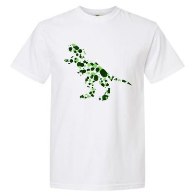 Green T Rex Polka Dot Dinosaur International Dot Day Garment-Dyed Heavyweight T-Shirt