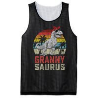 Grannysaurus T Rex Dinosaur Granny Saurus MotherS Family Mesh Reversible Basketball Jersey Tank