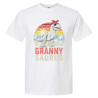 Grannysaurus T Rex Dinosaur Granny Saurus MotherS Family Garment-Dyed Heavyweight T-Shirt